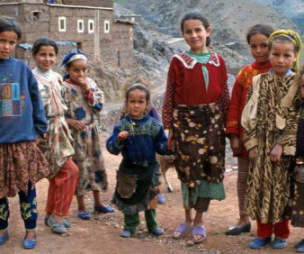 Imilchil Berber girls festival gathering